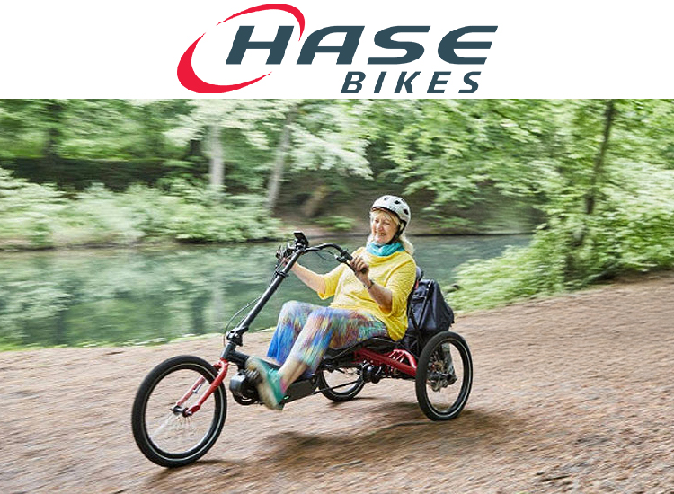 Woman Riding Hase Trigo Up Trike